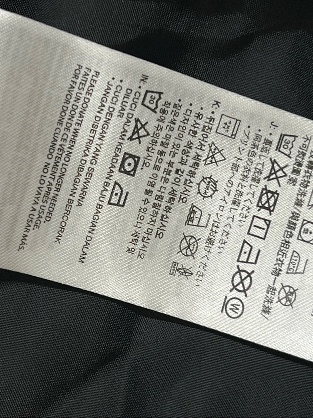 Nike Toddler 12M Black Gray Puffer Vest Full Zip Swoosh